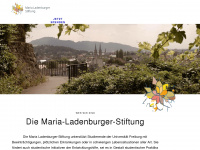 maria-ladenburger-stiftung.de Webseite Vorschau