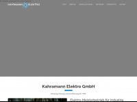 kahraman-elektro.de Webseite Vorschau