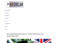 highschooljahr-australien.de Webseite Vorschau