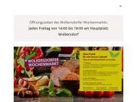 wolkersdorf-wochenmarkt.at Webseite Vorschau
