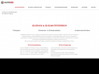 alpin3d.at Webseite Vorschau