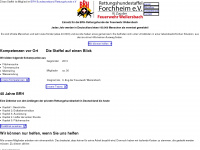 rettungshundestaffel-forchheim.de Webseite Vorschau