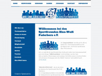 blauweiss-paderborn.de Webseite Vorschau