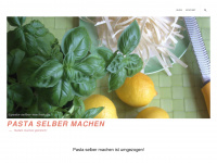 pasta-selber-machen.de Webseite Vorschau