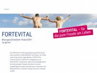fortevital.ch Webseite Vorschau