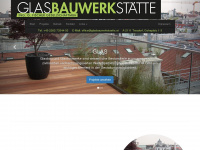glasbauwerkstaette.at Webseite Vorschau