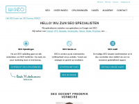 wiseo.be Webseite Vorschau