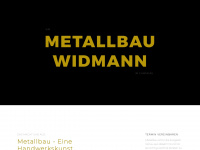 metallbauwidmann.de Webseite Vorschau