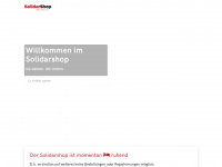 solidarshop.de Webseite Vorschau