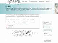 gobsis.de Webseite Vorschau