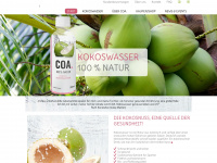 drinkcoa.de Webseite Vorschau