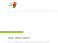stoppt-den-megastall.de Webseite Vorschau