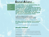 sozial-allianz.ch Webseite Vorschau
