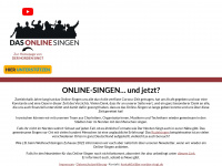 online-singen.de Webseite Vorschau