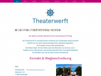 theaterwerft.de Webseite Vorschau