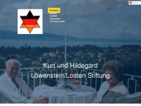 loewenstein-losten-stiftung.de Webseite Vorschau
