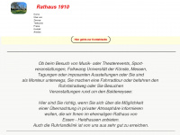 rathaus1910.com Webseite Vorschau