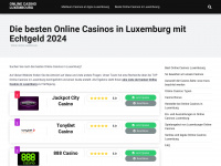 onlinecasinosluxembourg.com Webseite Vorschau