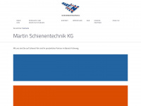 martin-schienentechnik.com Webseite Vorschau