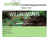 forstregionseon.ch Webseite Vorschau