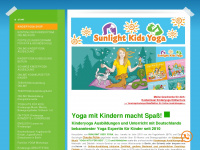 sunlight-kids-yoga.com Webseite Vorschau