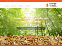 huettler-pellets.at Webseite Vorschau