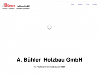 abuehler-holzbau.ch Webseite Vorschau
