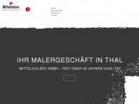 maler-mittelholzer.ch Webseite Vorschau