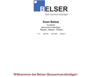 belser-bausachverstaendiger.de Webseite Vorschau