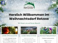 weihnachtsdorf-retzow.de Webseite Vorschau