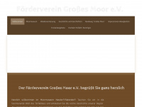 foerderverein-grosses-moor.de Webseite Vorschau