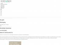 ecko-pack.de Webseite Vorschau