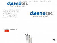 cleanotec.de Webseite Vorschau