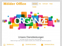 moelder-office.de Webseite Vorschau