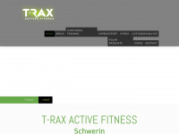 t-rax-fitness.de Webseite Vorschau