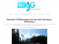 kjg-bruchsal-buechenau.de Webseite Vorschau