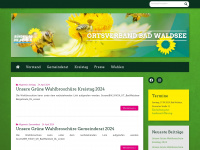 gruene-bad-waldsee.de Webseite Vorschau