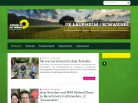 gruene-laupheim-schwendi.de Webseite Vorschau