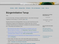 buergerinitiative-tarup.com Webseite Vorschau