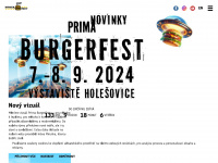 burgerfest.cz Webseite Vorschau