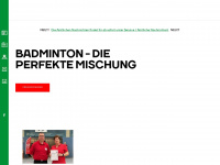 badminton.nrw Webseite Vorschau