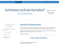 gs-schönbornschule.de Webseite Vorschau