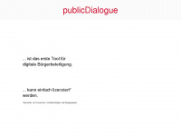 publicdialogue.de Webseite Vorschau