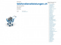telefondienstleistungen.ch Webseite Vorschau