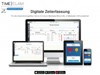timeclam.com Webseite Vorschau