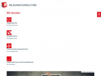 bildungsconsulting.at Webseite Vorschau