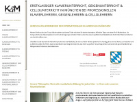klavierschule-muenchen.de Webseite Vorschau