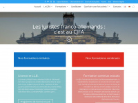 cjfa.eu Webseite Vorschau