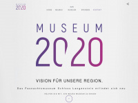 museum2020.de Webseite Vorschau
