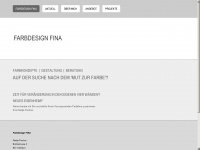 farbdesign-fina.ch Webseite Vorschau